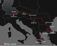 Torță olimpică JO Munchen 1972 view 7
